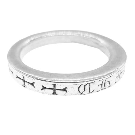 楽天市場CHROME HEARTS クロムハーツ原本無 3mm SPACER FUCK YOU 3mm ファックユー スペーサー リング シルバー系 15号 メンズ中古ブランド