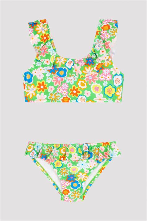 Penti K Z Ocuk I Ek Desenli Halter Bikini Tak M Fiyat Yorumlar