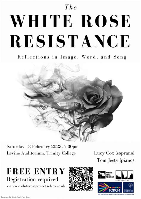 The White Rose Resistance Reflections In Image Word And Song