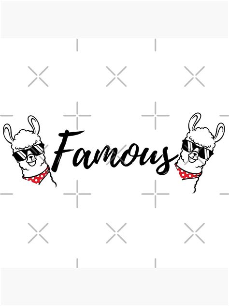 Famous Lama Poster For Sale By Domi2410 Redbubble