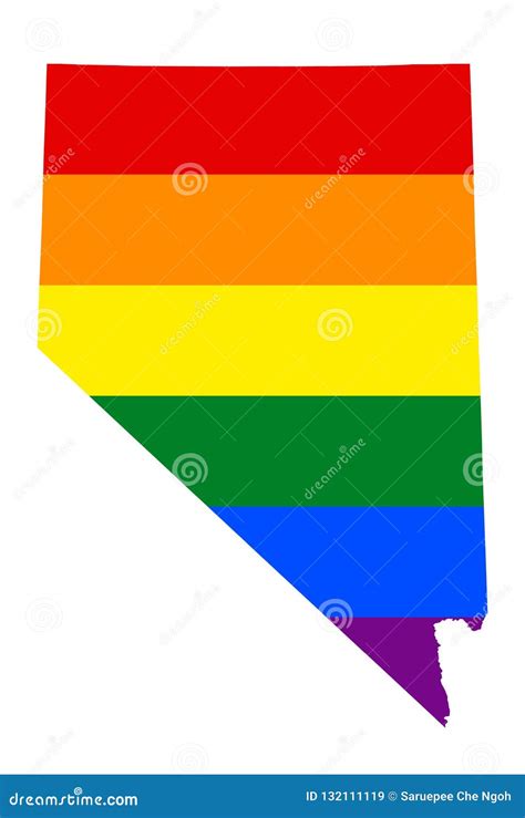 Lgbt Flag Map Vector Rainbow Map In Colors Of Lgbt Lesbian Gay Bisexual And Transgender