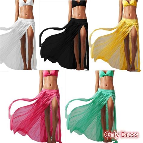 Frauen Sommer Mode Sexy Bikini Cover Up Damen Badeanzug Strand Maxi Wrap Rock Sarong Beachwear