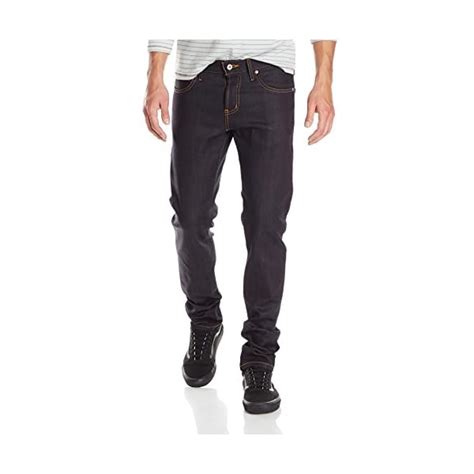 Naked Famous Denim Mens Super Skinny Guy Jean In Deep Indigo Stretch Selvedge NotImported Ca