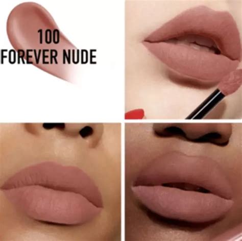 Jual Dior Dior Rouge Dior Forever Liquid Lipstick Nude Look Original Zalora Indonesia