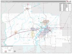 calcasieu parish county la map premium style