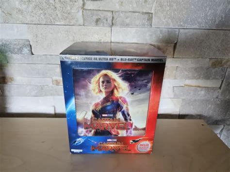 Captain Marvel Coffret Prestige Edition Limitee Collector K Uhd Blu