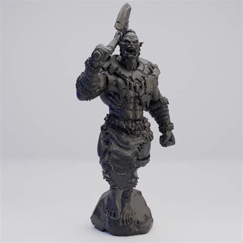 Hot Goblin オーク戦士ジャンプ ミニチュア ホットゴブリン 猛攻