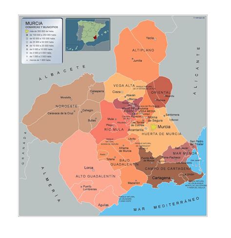 Puntero Autocomplacencia Tratado Mapa Politico Region De Murcia Brindis