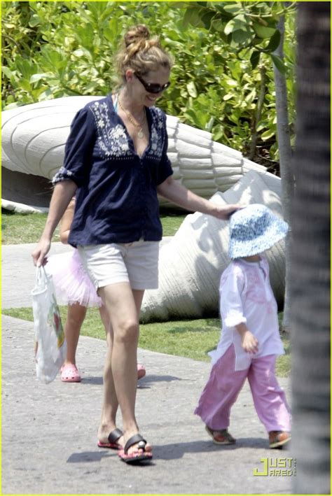 Julia Roberts Goes Bikini Bare Photo Celebrity Babies Hazel Moder Henry Moder