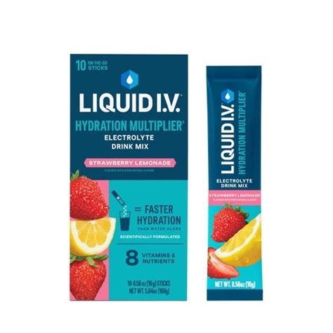 Liquid I.v. Hydration Multiplier Vegan Powder Electrolyte Supplements ... 