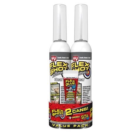 Flex Shot 16 Oz Clear Advanced Sealant Caulk In The Caulk Department At
