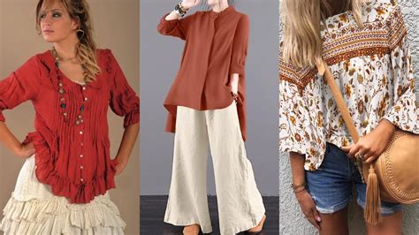 САМЫЕ КРАСИВЫЕ ВАРИАНТЫ ЛЬНЯНЫХ БЛУЗОК ️ ДЛЯ РАЗНОЙ ФИГУРЫ И ВОЗРАСТА ️ ...