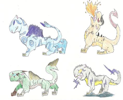 Elemental Wolf Adoptables Auction Closed By Shadowhawkart On Deviantart