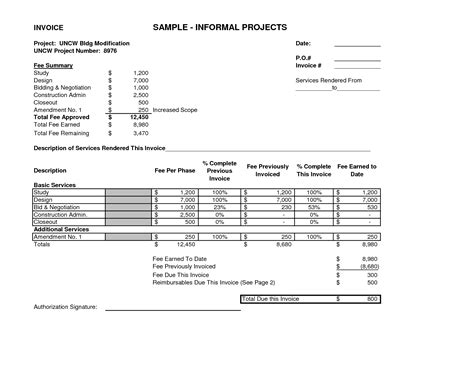 Invoice For Services Rendered Template Besttemplatess Besttemplatess