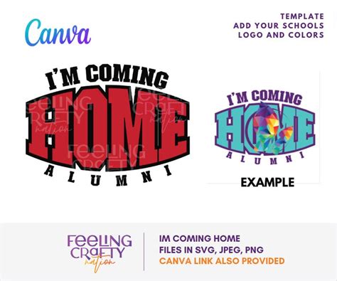 Coming Home Alumni Canva Template Homecoming Bundle Artwork Hbcu