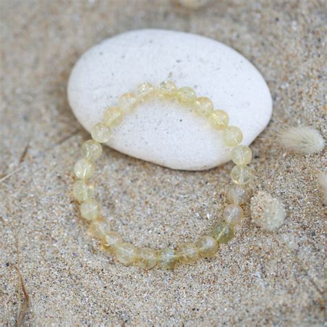 Bracelet Citrine Joie R Ussite C T Pierres Naturelles