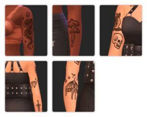 Smokin Hot Sims Tattoo Cc Must Try Tattoos For Your Sims
