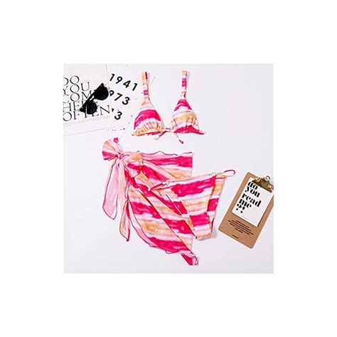 Secuos Bikini Colorato Leopardato Tie Dye Costume Da Bagno Donna Costumi Da Bagno Donna Bikini A