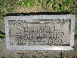 Leonard Ira Blankenship 1877 1960 Mémorial Find a Grave