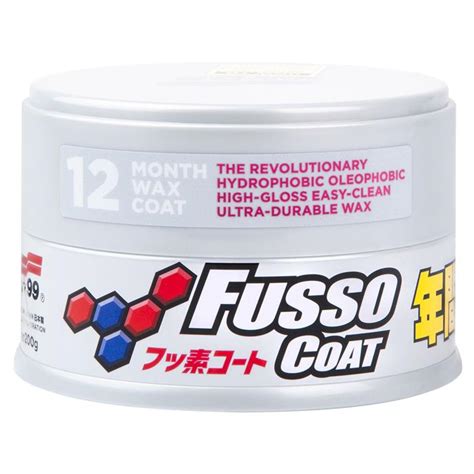 Soft99 Fusso Coat 12 Months Wax Light | Silver & White Car Wax