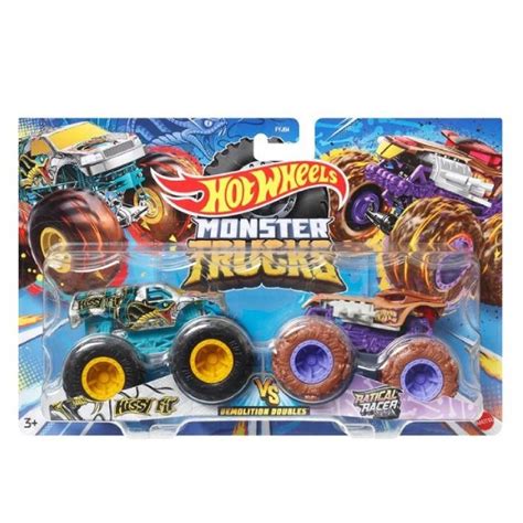 Ігровий набір Hot Wheels Monster Trucks Hissy fit vs Ratical racer FYJ64 HLT61 купити в Києві