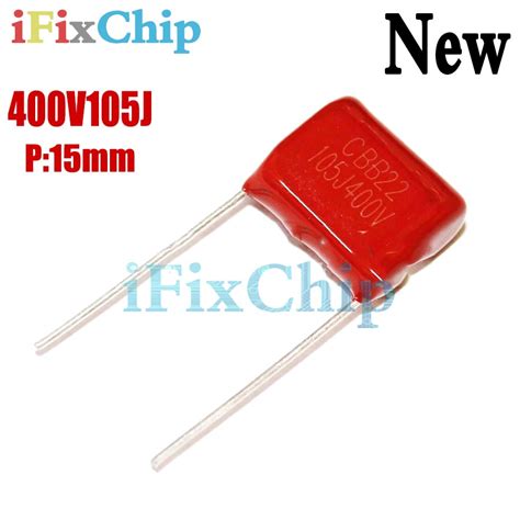 10PCS 400V105J 105J400V Pitch 15MM 400V 105J 1UF CBB Polypropylene Film