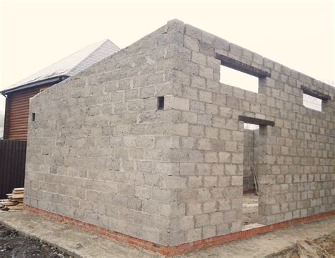 Лучшие блоки для строительства гаража - из каких блоков строить гараж