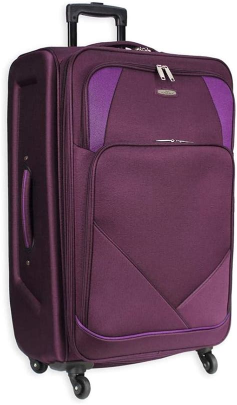 24" Medium Super Lightweight Durable Hold Luggage Suitcases Travel Bags ...