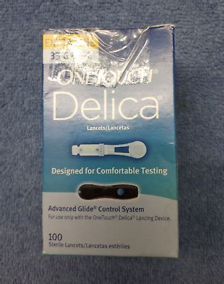 One Touch Delica Lancets Extra Fine Gauge Open Box Exp Ebay