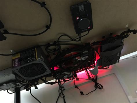 My Friend Dad Built His Pc Under His Desk With No Case Rpcmasterrace