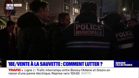 Paris des opérations policières pour lutter contre la vente à la