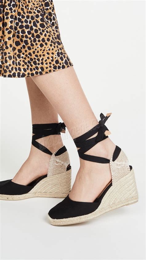 Buy Opening Sales Castaner Carina Wedge Espadrilles Black