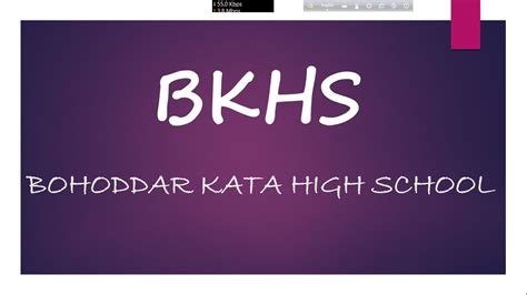 bohoddar kata high school youtube
