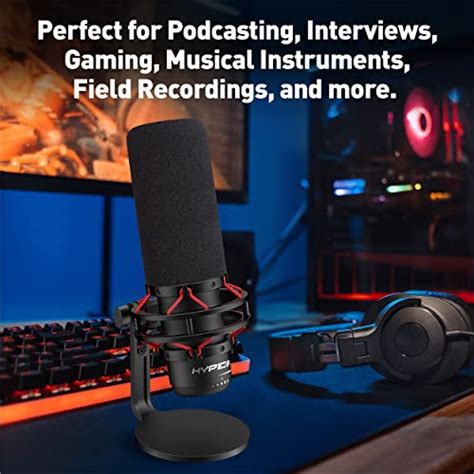Foam Windscreen For Hyperx Quadcast S Microphone Pop Filter For Hyper