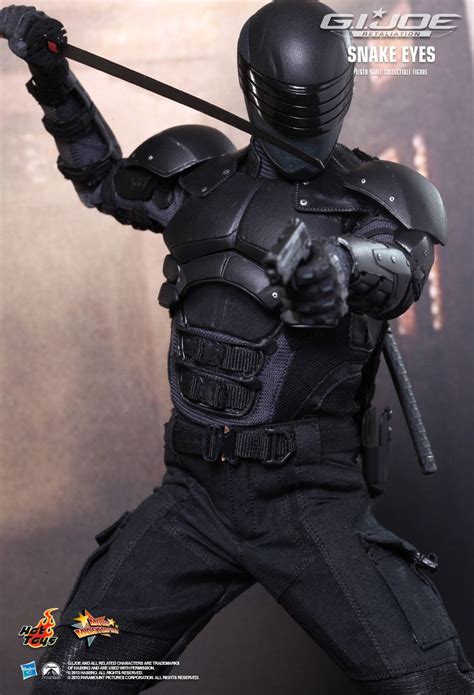 Hot Toys G I Joe Retaliation Snake Eyes Figure Revealed Mint Condition Customs