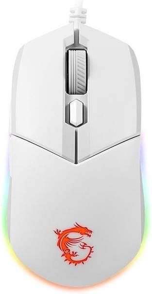 MSI Vigor GK30 White Combo, 6-Zone RGB GK30 Gaming Keyboard & GM11 ...