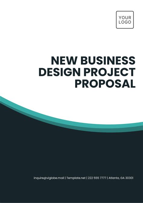 Free New Business Design Project Proposal Template to Edit Online