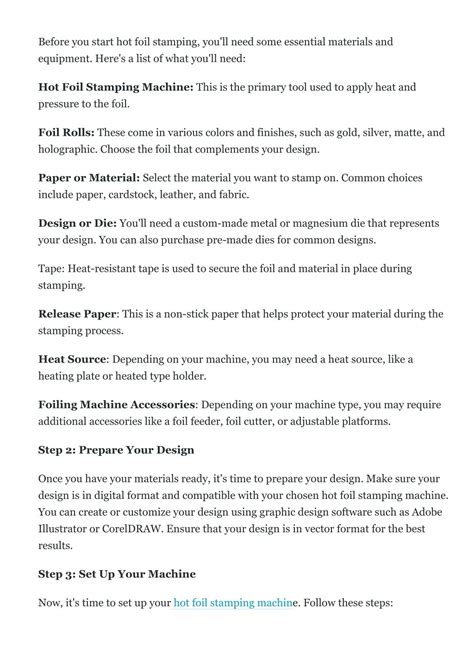 PPT Hot Foil Stamping Techniques For Beginners PowerPoint Presentation ID