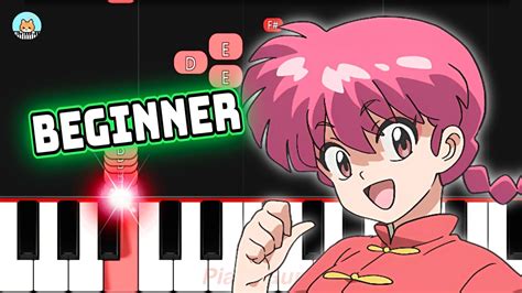 Ranma ½ 2024 Op Iinazukkyun Beginner Piano Tutorial And Sheet