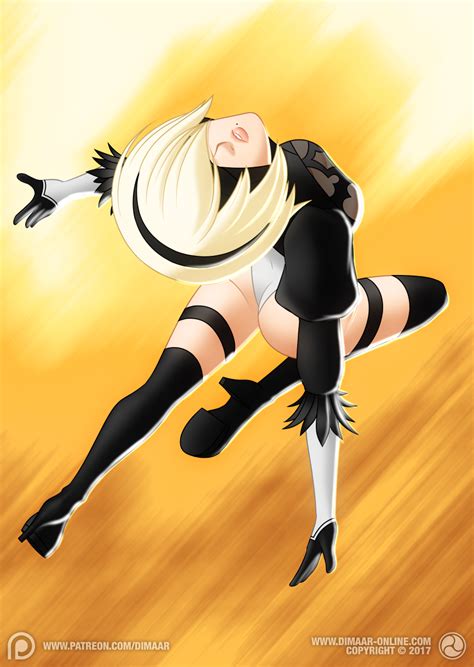 B Nier Automata By Dimaar Hentai Foundry