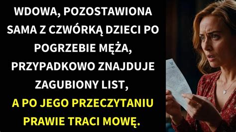 Wdowa pozostawiona sama z czwórką dzieci po pogrzebie męża