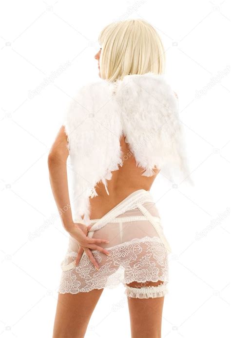 White Lingerie Angel Stock Photo Syda Productions 11772138