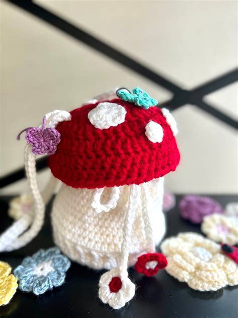 How To Make A Crochet Mushroom Bag at Tracy Dibenedetto blog