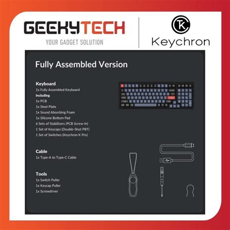 Jual Keychron K Pro Fully Assembled Hot Swappable White Backlight Shopee Indonesia