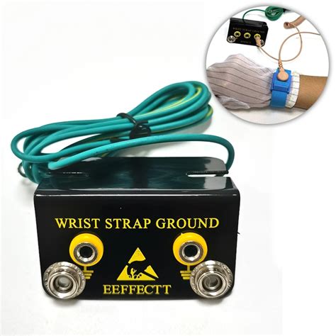 type anti static esd wrist strap grounding socket ground wire