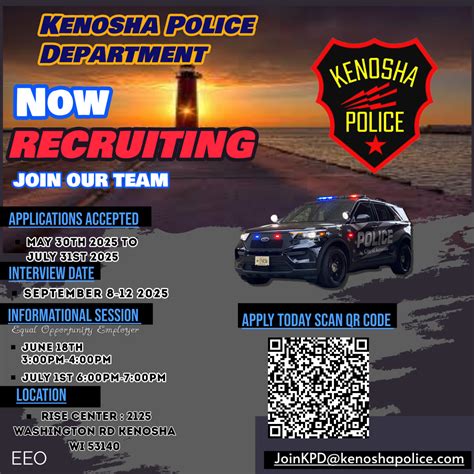 Kenosha - 🚨 Interested in a Career in Law Enforcement? 🚨 Kenosha Police
