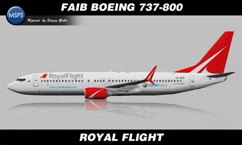 faib boeing   royal flight fs ai samolety dlia trafika