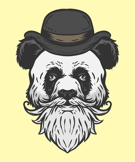 panda old man 1969401 Vector Art at Vecteezy