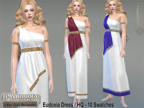 The Sims Resource Simythology Eudoxia Dress