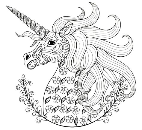 Раскраски антистресс единороги распечатать или скачать